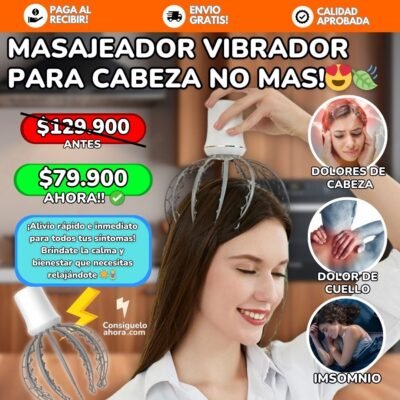 MASAJEADOR VIBRADOR PARACABEZA-consiguelahora.com