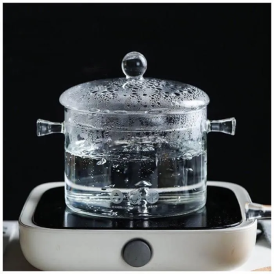 Olla de Cristal especial para Altas temperaturas Frio y Calor