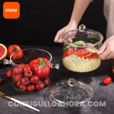 Olla de Cristal especial para Altas temperaturas Frio y Calor