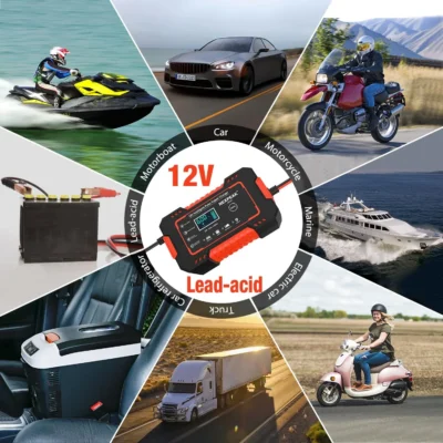 🚗 Cargador de batería profesional para todo vehiculo