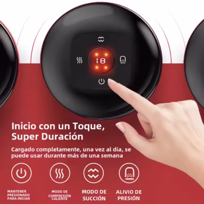 Masajeador Eléctrico PRO De Ventosa de 6 Modos