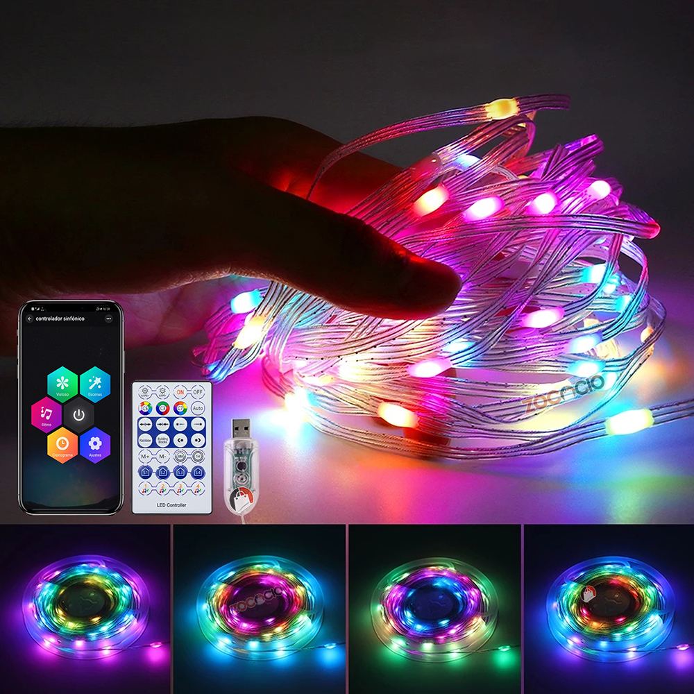 🎄🎅 Luces LED inteligentes Perfectas para Navidad