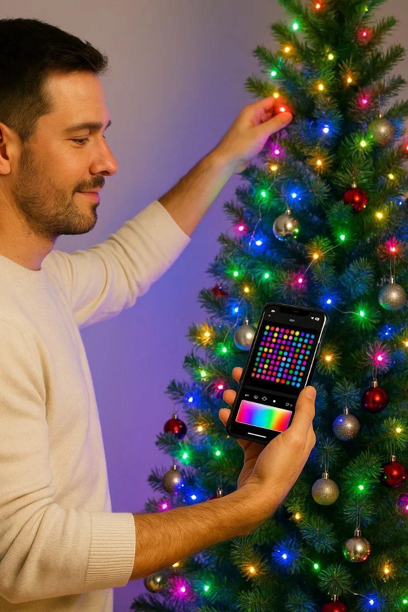 🎄 Luces LED Únicas y programables para Arbolito